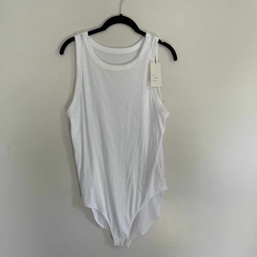 A New Day Women’s Ribbed Tank Bodysuit | Size XXL | NWT